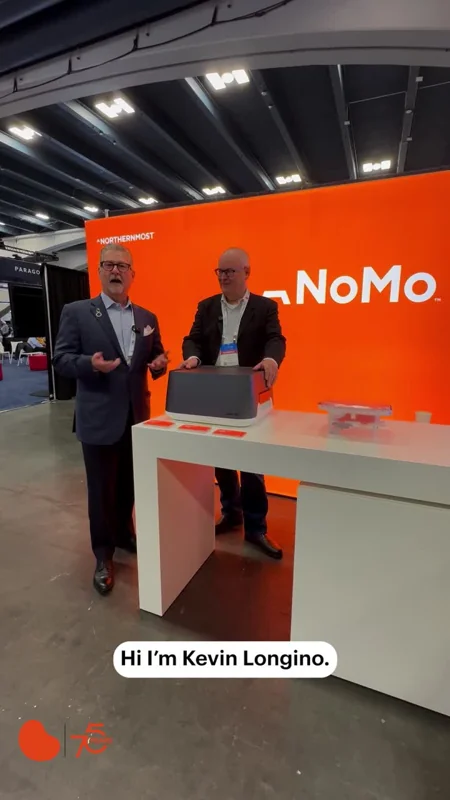 Kevin Longino and Ron Mills demonstrating the NoMo prototype